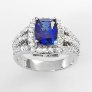 Kohls Sterling Silver Lab-Created White And Blue Sapphire Ring.jpg